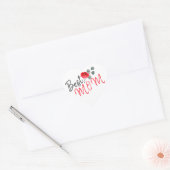 Beste mama Red Rose Waterverf Moederdag Hart Sticker (Envelop)