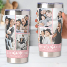 Beste Mama Roze Fotocollage
