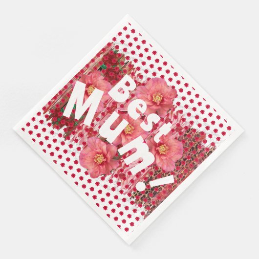 Beste mama! servet (Hoek)