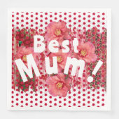 Beste mama! servet (Voorkant)