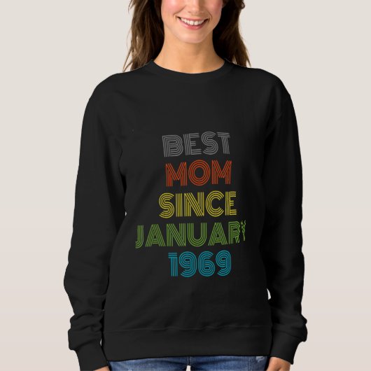 Beste mama sinds januari 1969 Cool Cadeau Trui (Voorkant)