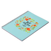 Beste mama sinds Waterverf Floral Notitieboek (Linkerzijde)