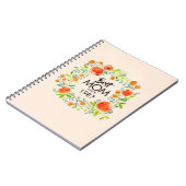 Beste mama sinds Waterverf Floral Notitieboek (Linkerzijde)