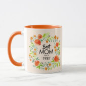 Beste mama sinds Waterverf Koffiekoffie Mok (Links)