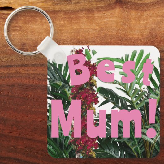 Beste mama! sleutelhanger (Voorkant)