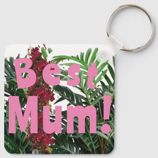 Beste mama! sleutelhanger (Achterkant)