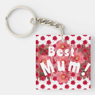 Beste mama! sleutelhanger