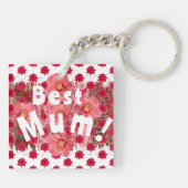 Beste mama! sleutelhanger (Achterkant)