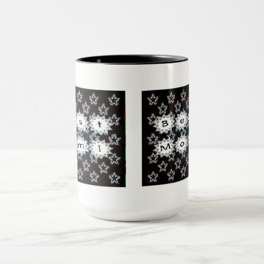 Beste mama sterren in Neon Mok (Midden)