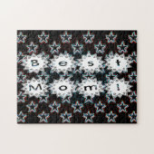 Beste mama sterren in Neon Puzzle Legpuzzel (Horizontaal)