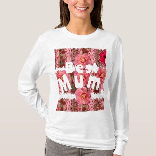 beste mama! t-shirt (Voorkant)