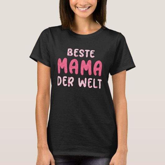 Beste Mama ter Wereld T-shirt (Voorkant)