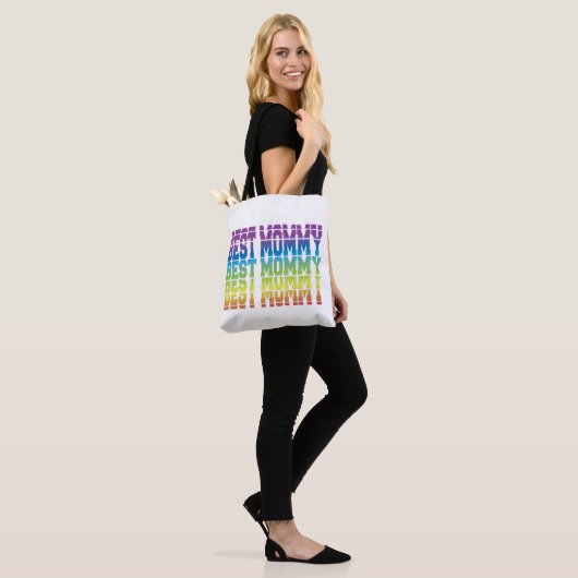 Beste mama tote bag (Op model)