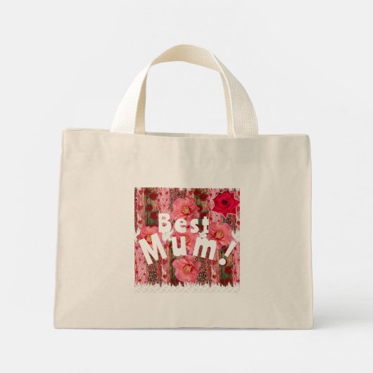 beste mama! Tote bag (Achterkant)
