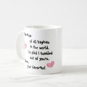 Beste mama, uit de Vaginas... Koffiemok (Voorkant links)