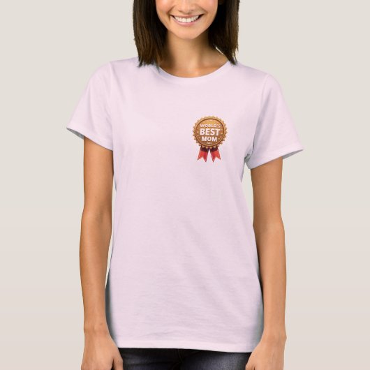 Beste mama van de wereld 2025 t-shirt (Voorkant)