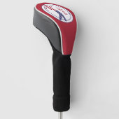 Beste mama van Par | Amerikaanse vlag Golf Player Golfheadcover (Schuin)