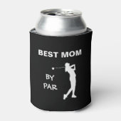 Beste mama van Par Golf Mam Golfer Moederdag Blikjeskoeler (Blikje Voorkant)