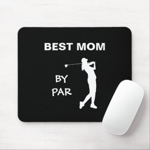 Beste mama van Par Golf Mam Golfer Moederdag Muismat