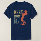 Beste mama van Par Moederdag Golf T-shirt Beste ma (Design voorkant)
