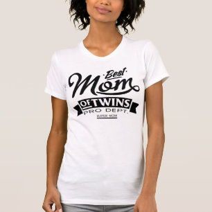 Beste mama van Twins Pro Dept. Super Mam T-shirt