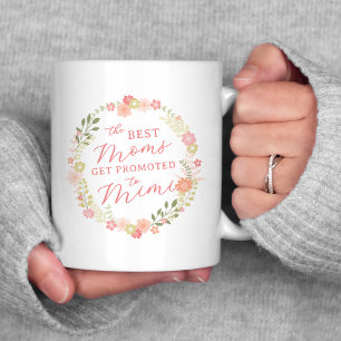 Beste mama's worden gepromoot naar Mimi Tweekleurige Koffiemok