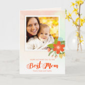 Beste Mamma, het moederdagwenskaart van de Kaart (Gele Bloem)