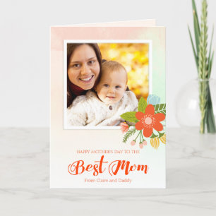 Beste Mamma, het moederdagwenskaart van de Kaart