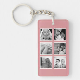 Beste Mamma Ooit Foto Collage Sleutelhanger