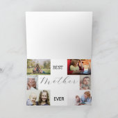 Beste Mamma Ooit – Moederdag 6-foto collage Kaart (Binnen)