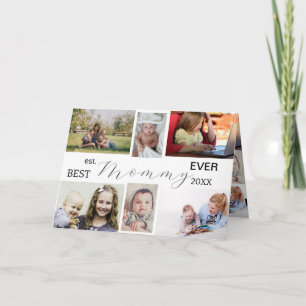 Beste Mamma Ooit – Moederdag 6-foto collage Kaart