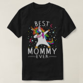 Beste mammie ooit abbing Unicorn T-shirt (Design voorkant)