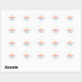 Beste mammie ooit geweldig cadeau voor moeder hart sticker (Vel)