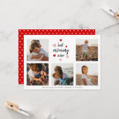 Beste mammie ooit handgeschreven Typografie 5 Foto Kaart (Voorkant / Achterkant in situ)