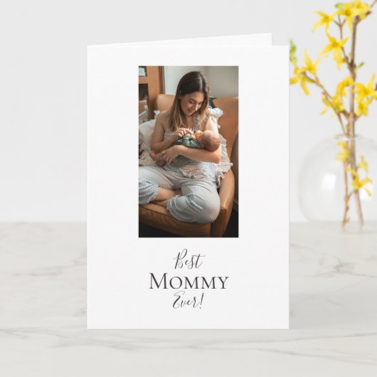 Beste mammie ooit! kaart (Gele Bloem)