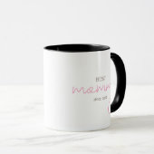 Beste mammie sinds jaar Simple Script Font Mok (Voorkant rechts)