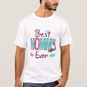 Beste mammie, vrouwen met een lager decor, oma t-shirt