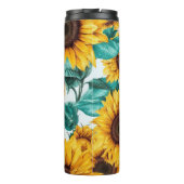 Beste mammie-zonnebloem thermosbeker (Achterkant)