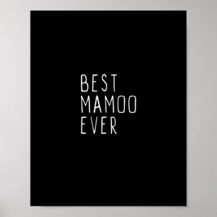 beste mamoo ooit familie grappige cool swea poster