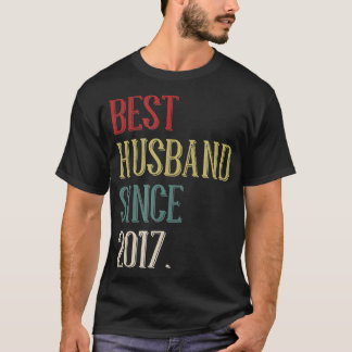 Beste man 2017 5 jaar vijfde Jubileum van het huwe T-shirt