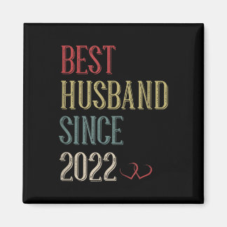 Beste man 2022 3 Jaar 3e bruiloft Jubileum F Magneet