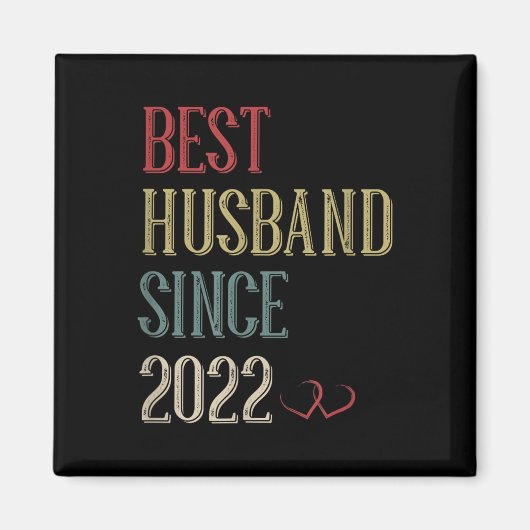 Beste man 2022 3 Jaar 3e bruiloft Jubileum F Magneet (Voorkant)