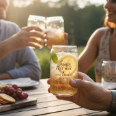 Beste man aangepaste gepersonaliseerde namen bruil blikvorm glas