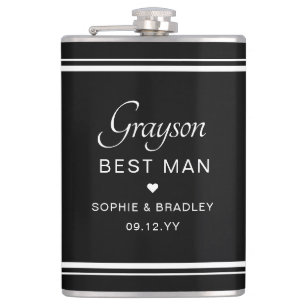 Beste Man Aangepaste Gepersonaliseerde Trouwfeest Heupfles