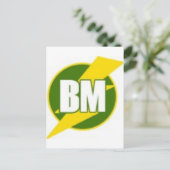 Beste man (BM) Briefkaart (Staand voorkant)