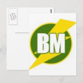 Beste man (BM) Briefkaart (Voorkant / Achterkant)