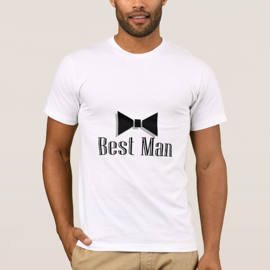 Beste man (Bow Stropdas 2) T-shirt (Voorkant)