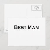 beste man briefkaart (Voorkant / Achterkant)