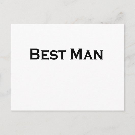 beste man briefkaart (Voorkant)