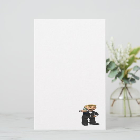 Beste man briefpapier (Staand voorkant)